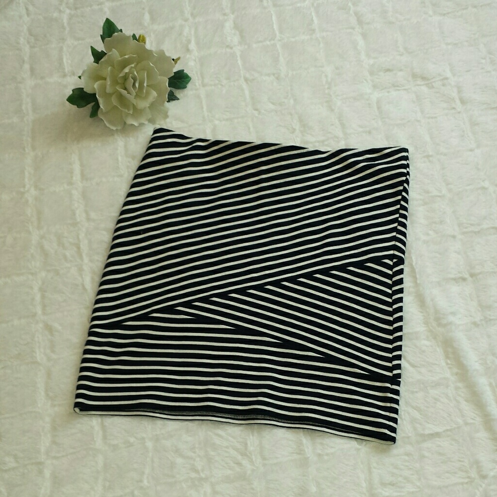 Ann Taylor Loft striped skirt